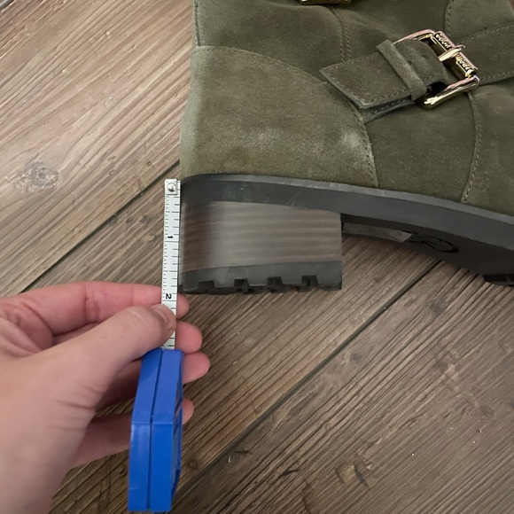Michael Kors olive green suede booties - Picture 8 of 8